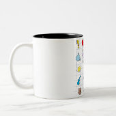 All Beatles Tweekleurige Koffiemok (Links)