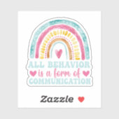All Behavior Is A Form Of Communication Sticker (Vel)