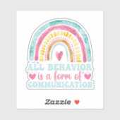 All Behavior Is A Form Of Communication Sticker (Vel)