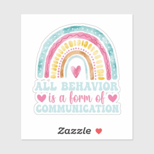 All Behavior Is A Form Of Communication Sticker (Vel)