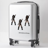 All Black Dancer #1 Sticker (Koffer)