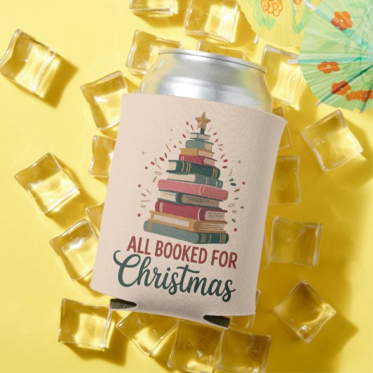 All Booked for Christmas Book Tree Xmas Teacher  Blikjeskoeler (Insitu Zomer)