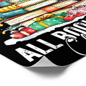 All Booked For Christmas Coquette Books Teacher Xm Poster (Hoek)