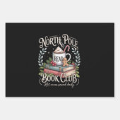 All Booked for Christmas Coquette Xmas Book Club  Inpakpapier Vel (Voorkant)