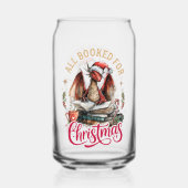 All Booked for Christmas Dragon Blikvorm Glas (Voorkant)