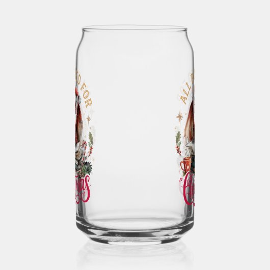 All Booked for Christmas Dragon  Blikvorm Glas (Rechts)