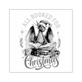 All Booked for Christmas Dragon  Rubberstempel (Afrduk)