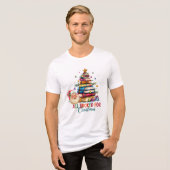 All Booked for Christmas T-Shirt | Holiday Gift (Voorkant volledig)