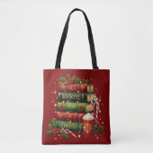 All booked for Christmas Tote Bag (Voorkant)