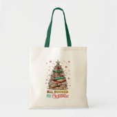 All Booked for Christmas  Tote Bag (Voorkant)