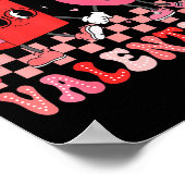 All Booked For Valentine Book Librarian Teacher Wo Poster (Hoek)