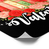 All Booked For Valentine Book Lovers Teacher Girl  Poster (Hoek)