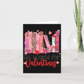 All Booked For Valentine Teacher Valentines Day Bo Kaart (Voorkant)