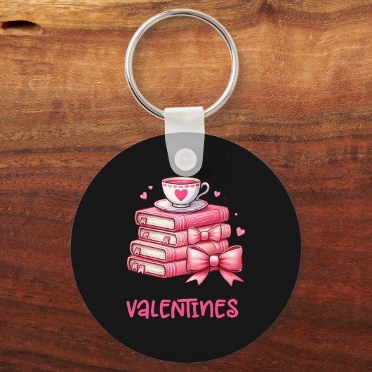 All Booked For Valentines Book Reading Bookworm Ne Sleutelhanger (Voorkant)
