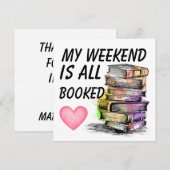 All Booked  Notitiekaartje (Voorkant / Achterkant)