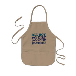 All Boy Kinder Apron Schort