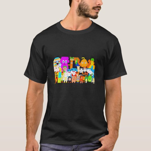 All Brainrots Together Steal a Brainrot List Rare  T-shirt (Voorkant)