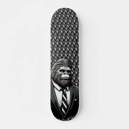All Business Bigfoot - Grappig Stijlvol Sasquatch Persoonlijk Skateboard (Voorkant)