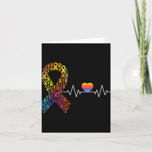 All Cancer Matters Bewustmakingsdag Heartbeat Ribb Kaart