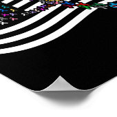 All Cancer Problem Us Flag All Ribbons World Cance Poster (Hoek)