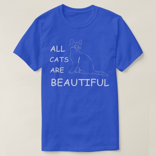 all cats are beautiful Essential TShirt (Design voorkant)