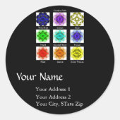 "All Chakra Balancing" Address Label (Voorkant)