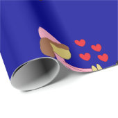 All Children Need Love:  Dark Blue Cadeaupapier (Rol Hoek)