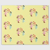 All Children Need Love:  Light Yellow Cadeaupapier (Vlak)