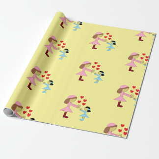 All Children Need Love:  Light Yellow Cadeaupapier