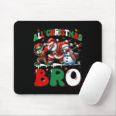 All Christmas Bro Xmas Santa Elf Snowman Dabbing M Muismat (Met muis)