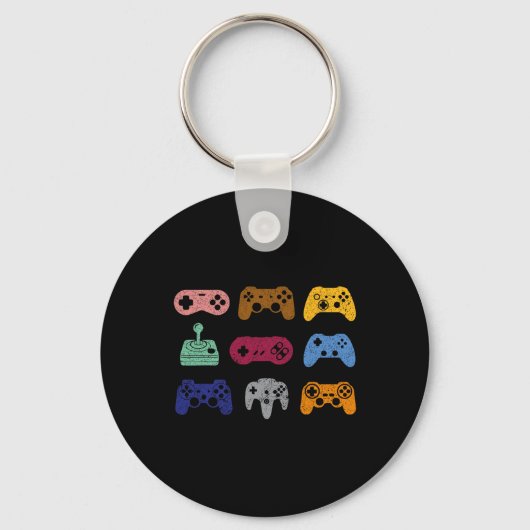 All Control Video Game Controller Console Gaming R Sleutelhanger (Voorkant)