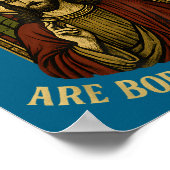 All Cool People Are Born In December Birthday Chri Poster (Hoek)