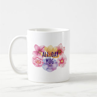 All Day Mug – Blumenliebe im Everyday-Stil Koffiemok