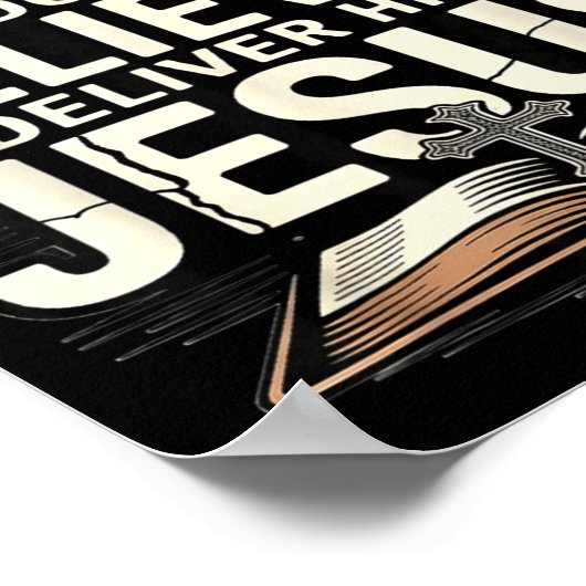 All Death Can Do To The Believers Is Deliver Him T Poster (Hoek)