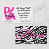 "All Dingen Diva" Visitekaartje (Voorkant / Achterkant)