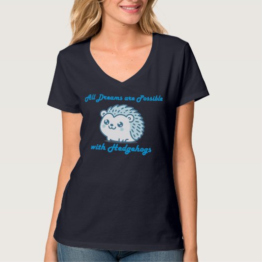 All Dreams and Hedgehogs T-shirt (Voorkant)