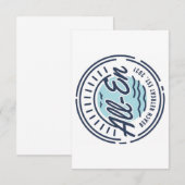 All-En Beach Retreat Hartelijk dank Bedankkaart (Voorkant / Achterkant)