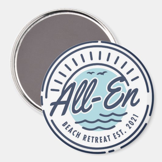 All-En Beach Retreat Magnet (Voorkant / Achterkant)