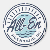 All-En Beach Retreat Magnet (Voorkant)