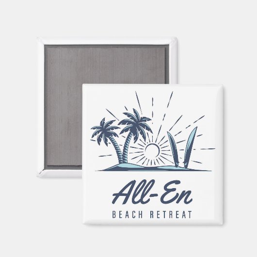 All-En Beach Retreat Magnet 2 (Voorkant / Achterkant)