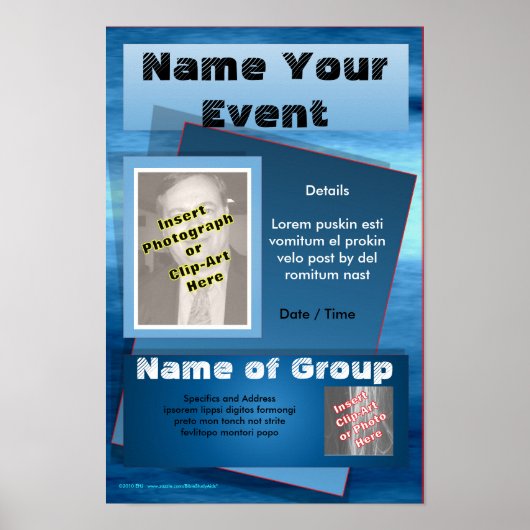 All-Event Poster - Ocean (Voorkant)