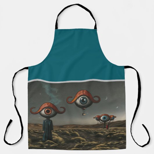 All Eyes on You door Sasha Apron Schort (Voorkant)