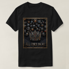All Eyez On Me Kroon Grafisch | Urban Rap Streetwe T-shirt