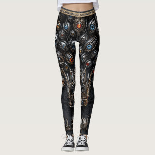All Eyez On Me Kroon Grafisch Urbane Straatmode Leggings