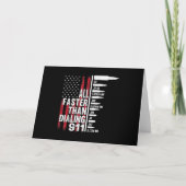 All Faster Than Dialing 911 American Flag Gun (Voorkant)