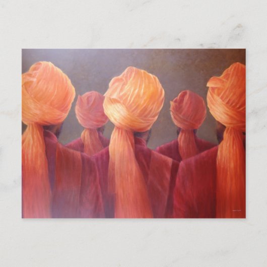 All Five Heads Briefkaart (Voorkant)