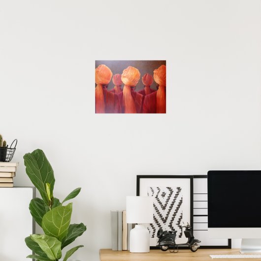 All Five Heads Poster (Thuiskantoor)