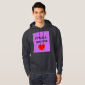 All for love premium hoodie (Voorkant volledig)