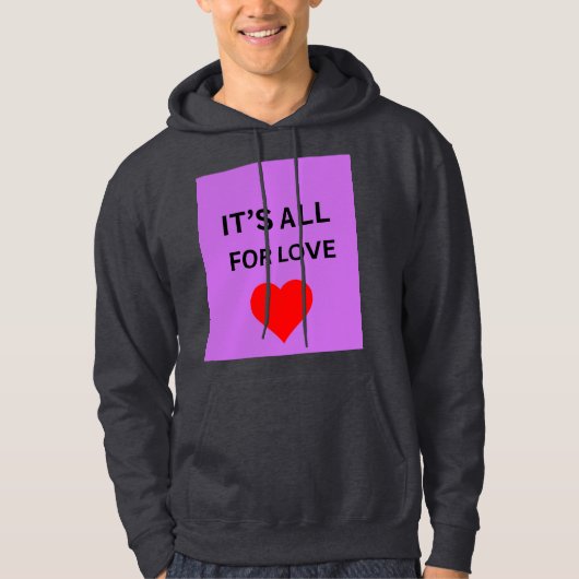 All for love premium hoodie (Voorkant)