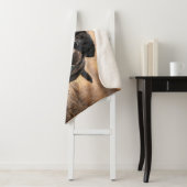 All Gas No Brakes Black Lab Sherpa Deken (In situ)